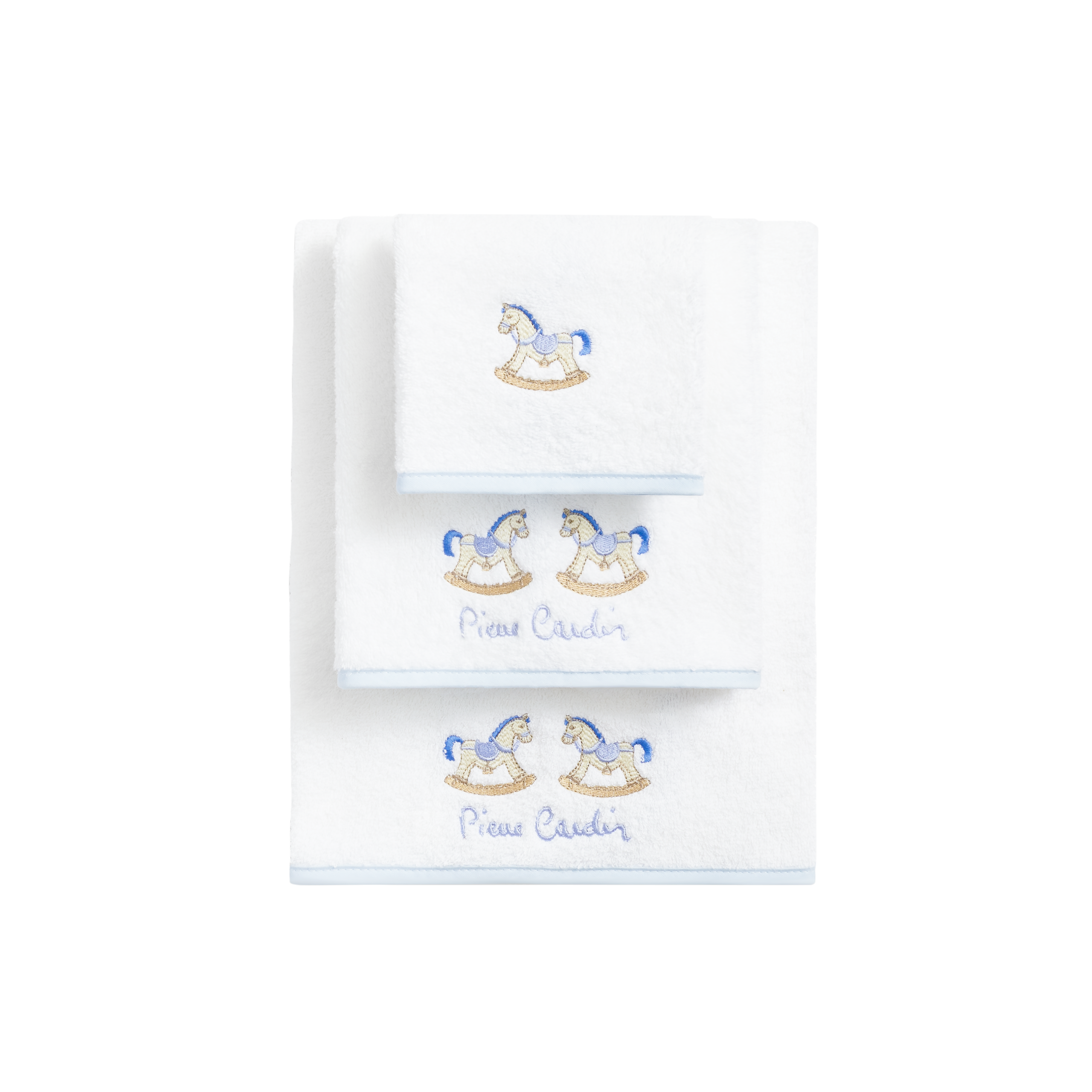 Pierre Cardin SIGNATURE set of 3 fine kids towels with embroidery
