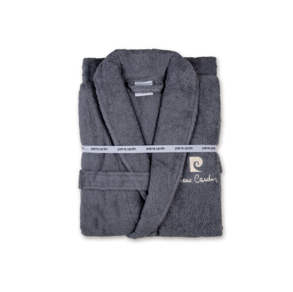 Pierre Cardin fine bathrobe, Grey colour