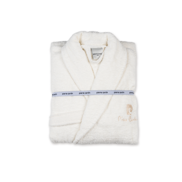 Pierre Cardin fine bathrobe, Milk colour