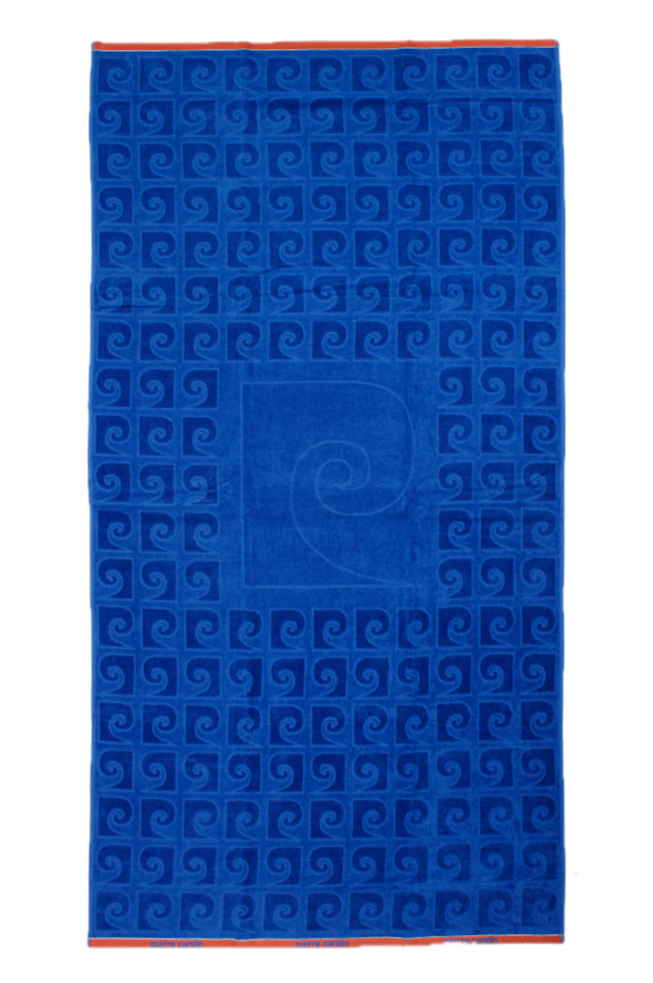 Pierre Cardin fine beach towel, Blue