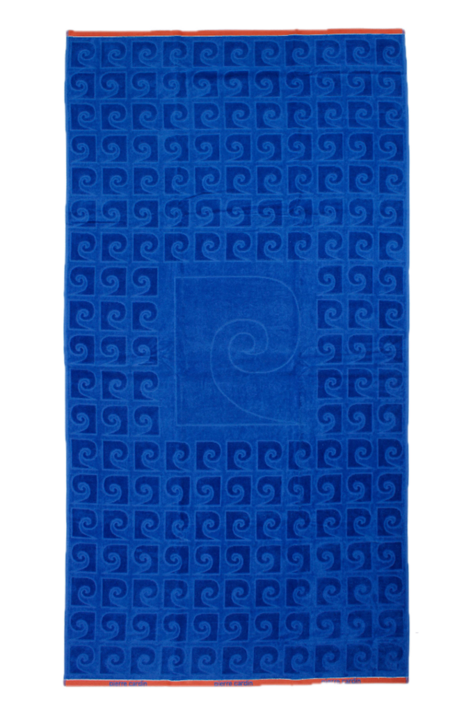 Pierre Cardin fine beach towel, Blue